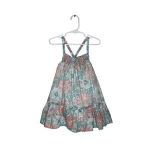 CATHERINE MALANDRINO Girl's Sleeveless Dress Floral Pastel Size 2T